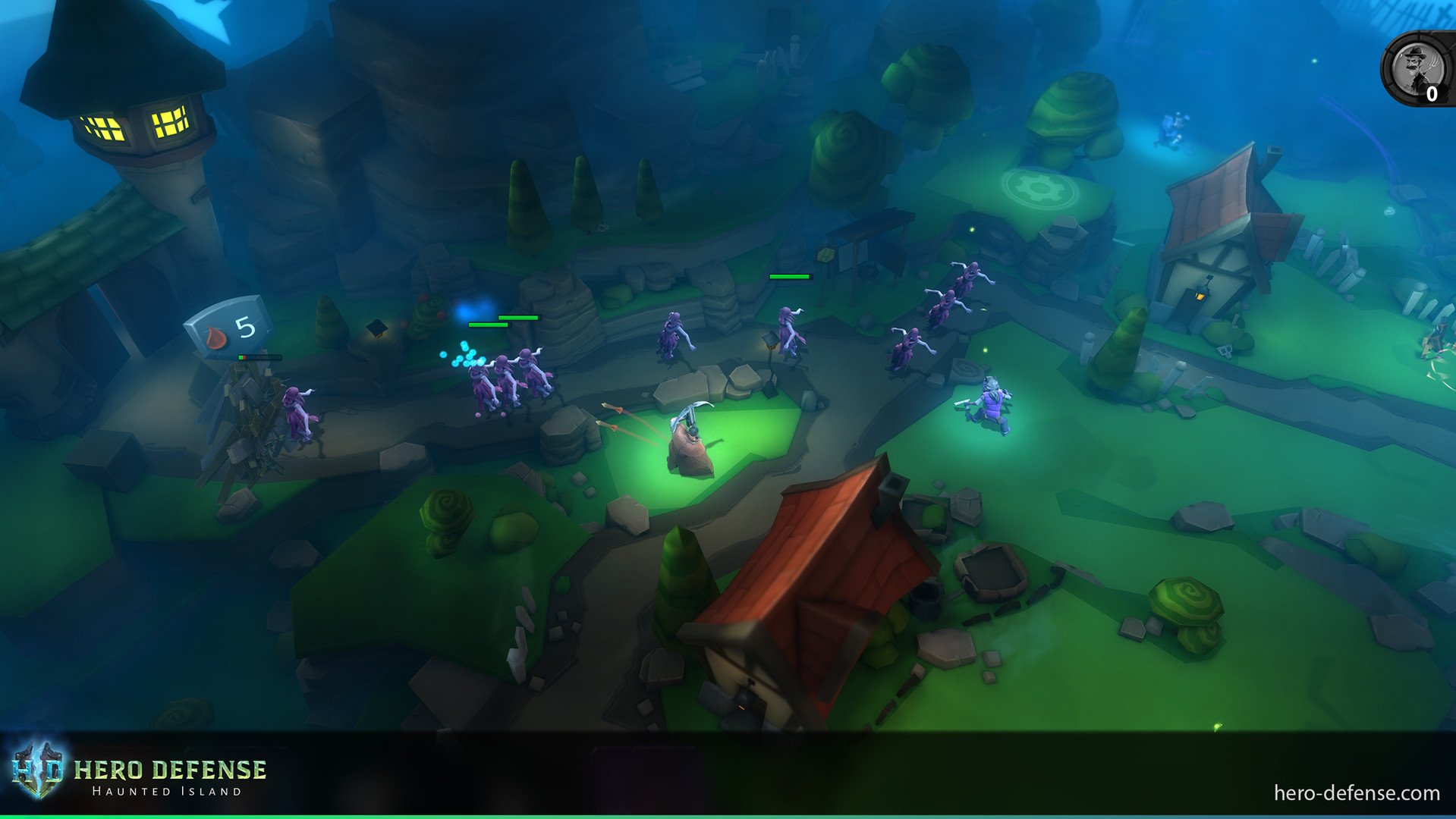 Hero Defense - Haunted Island